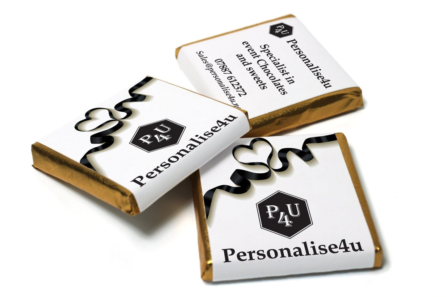 Business Chocolates - Personalised Gifts - Neapolitan Chocolates - Giveaways / Promotion - Personalise4uLtd