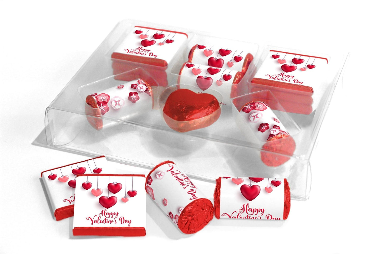 Valentines Day, Chocolates, Sweets in Combo Box - Personalised Favours - Valentine V3 - Personalise4uLtd