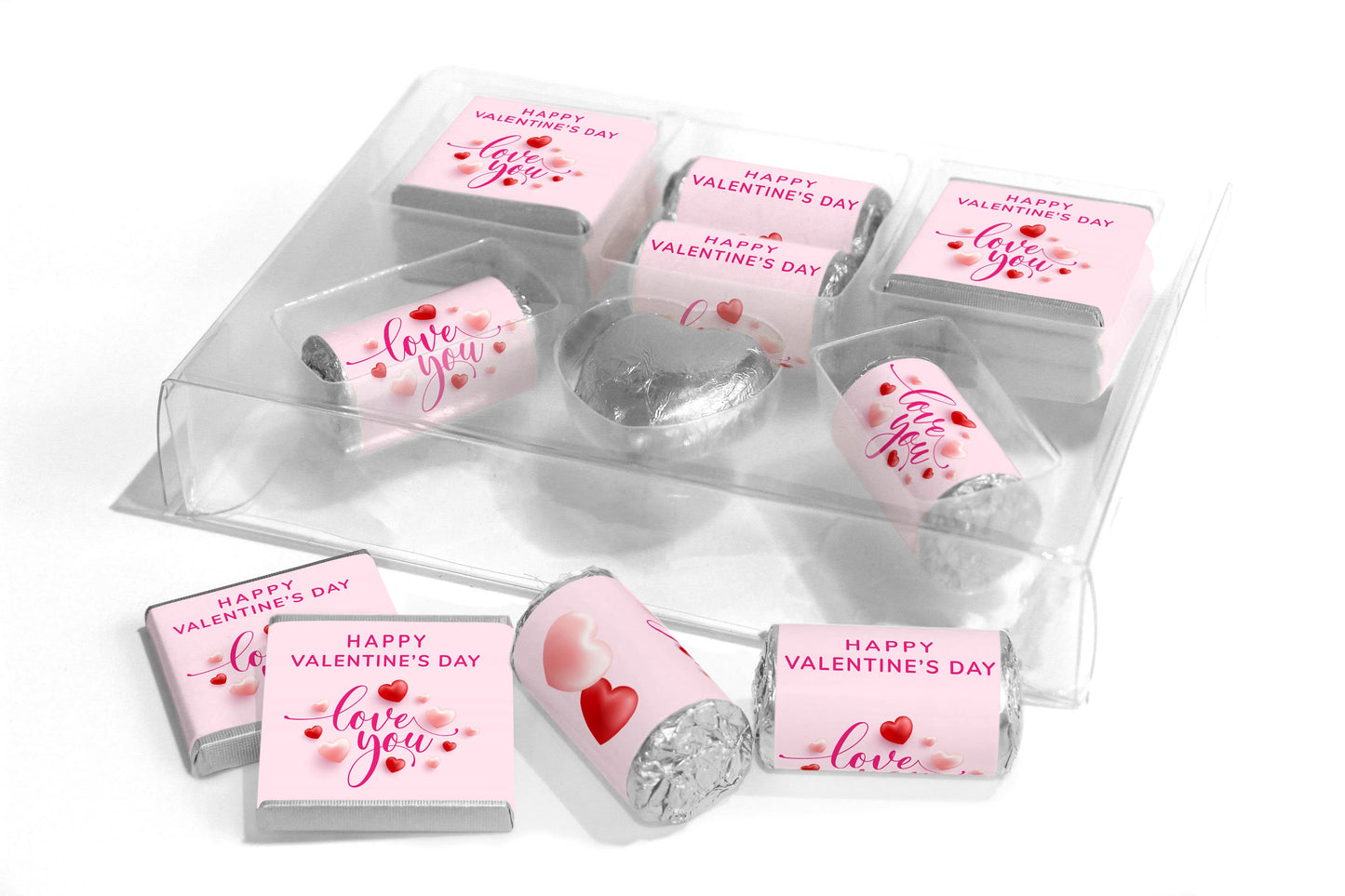 Valentines Day, Chocolates, Sweets in Combo Box - Personalised Favours - Valentine V7