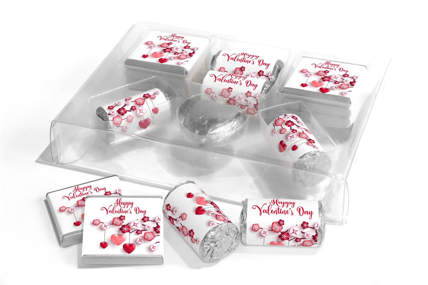 Valentines Day, Chocolates, Sweets in Combo Box - Personalised Favours - Valentine V1 - Personalise4uLtd