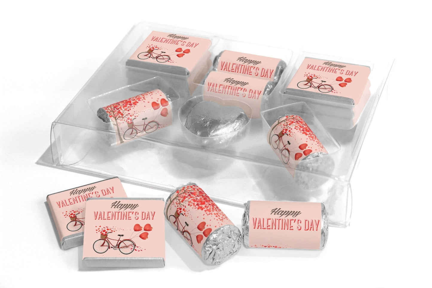 Valentines Day, Chocolates, Sweets in Combo Box - Personalised Favours - Valentine V8 - Personalise4uLtd