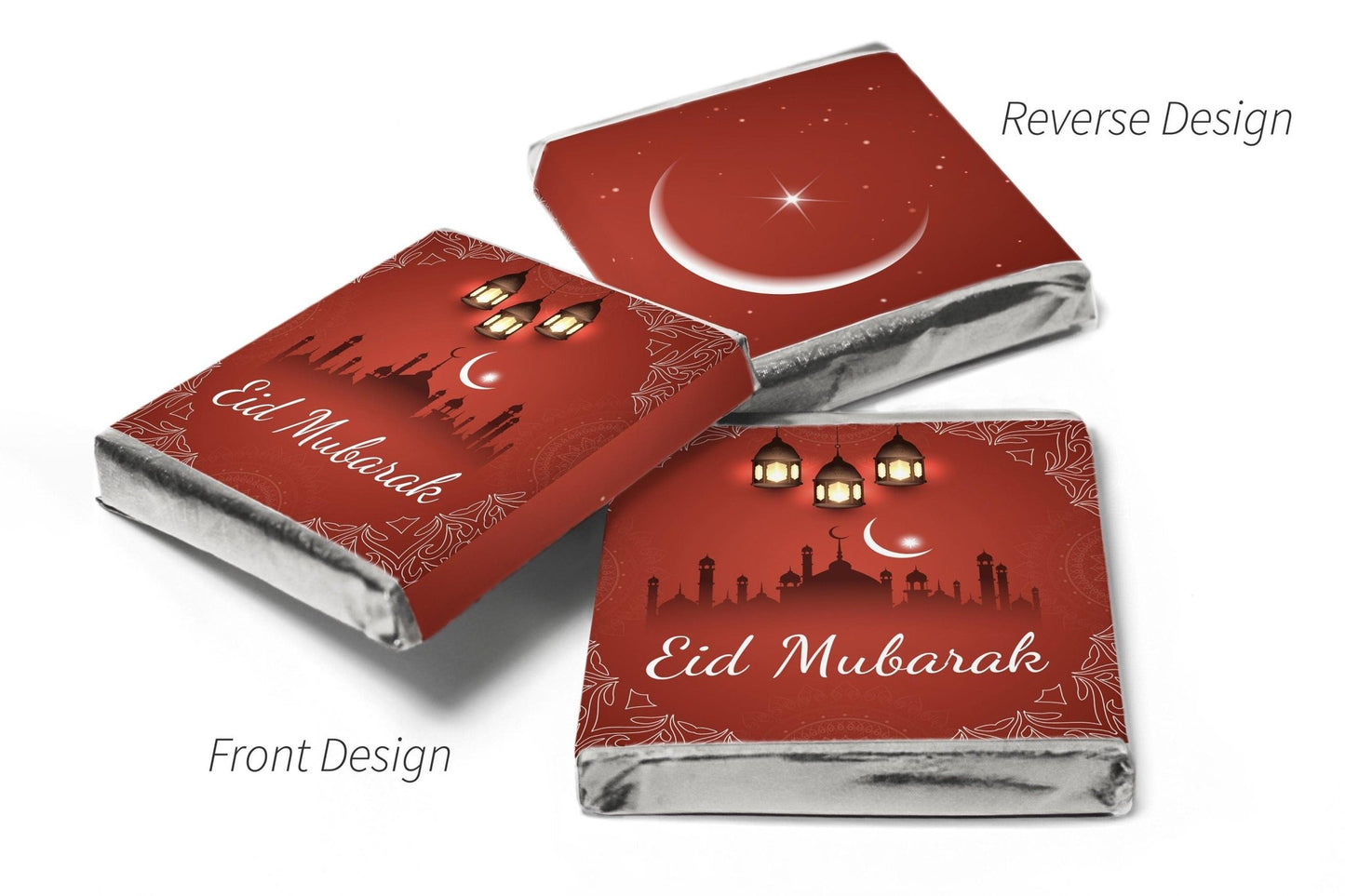 EID Mubarak Chocolates - Favours - Neapolitan Chocolates - V5 - Personalise4uLtd