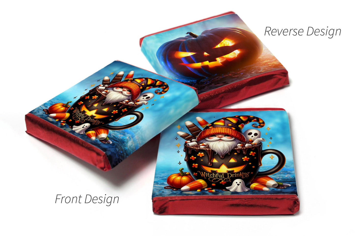 Halloween Gonk Chocolates - Personalised Favours - Neapolitan Chocolates - V5