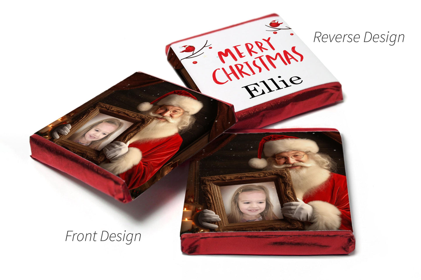 Christmas Chocolates - Neapolitan Chocolates Your Image - V15