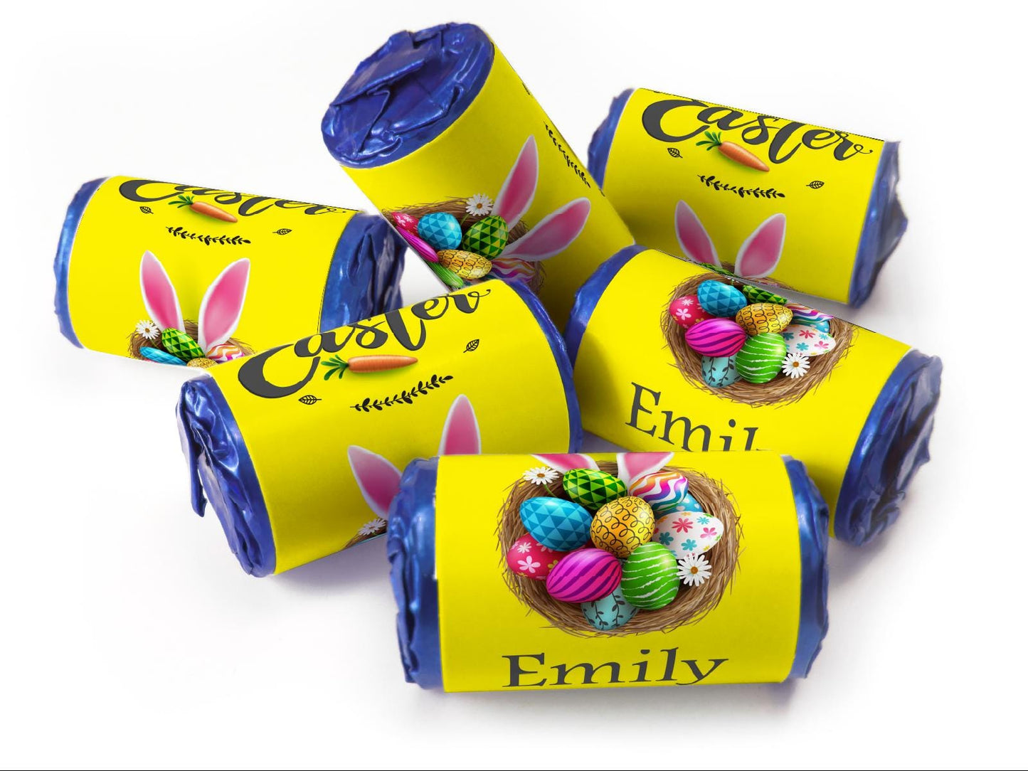Easter Sweets - Easter Gifts - Favors - Love Heart Sweets with Inner Foil choices - V2