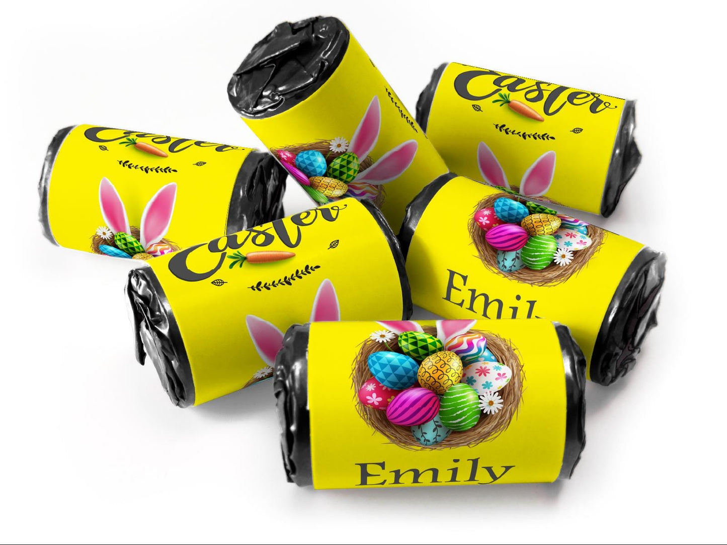 Easter Sweets - Easter Gifts - Favors - Love Heart Sweets with Inner Foil choices - V2