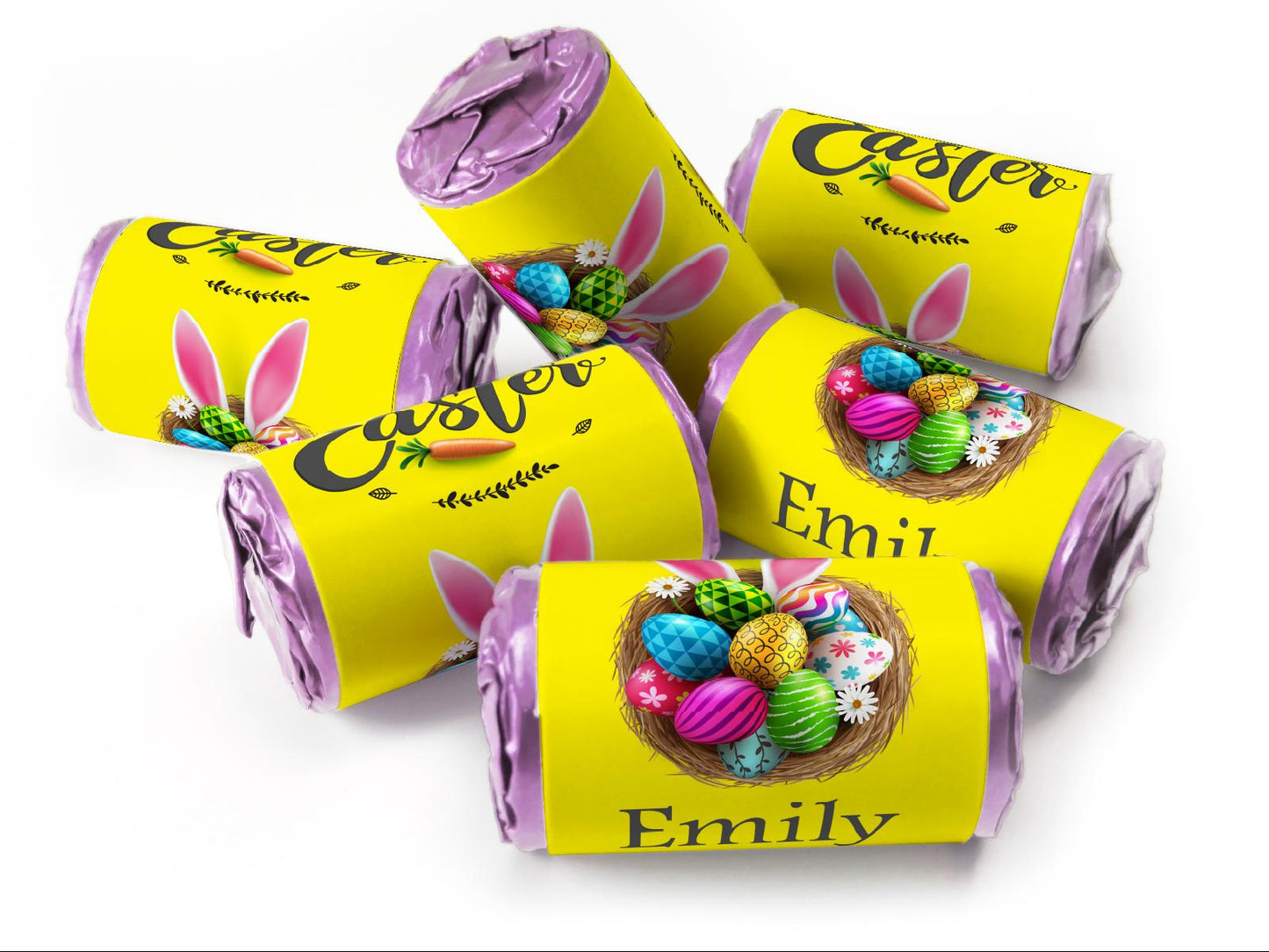 Easter Sweets - Easter Gifts - Favors - Love Heart Sweets with Inner Foil choices - V2