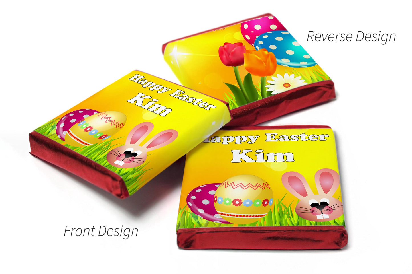 Easter Chocolates - Personalised Favours - Neapolitan Chocolates - Easter Gifts V1
