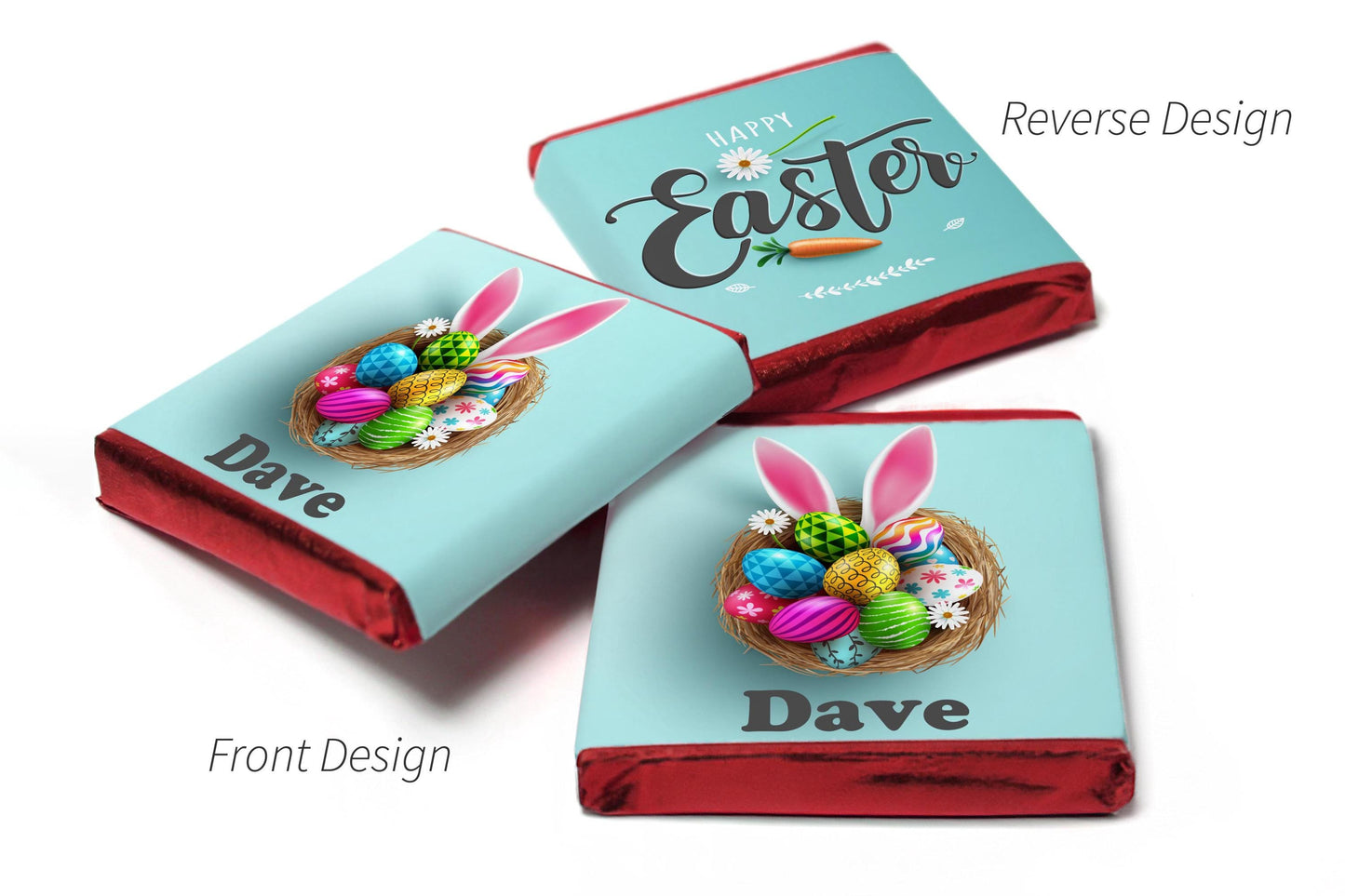 Easter Chocolates - Personalised Favours - Neapolitan Chocolates - Easter Gifts V2