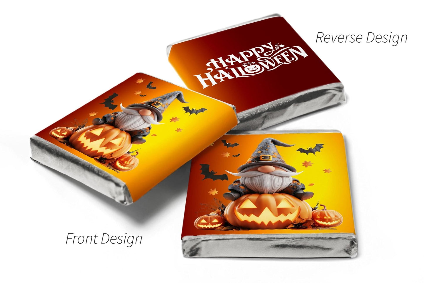 Halloween Chocolates - Personalised Favours - Neapolitan Chocolates - V12 - Personalise4uLtd