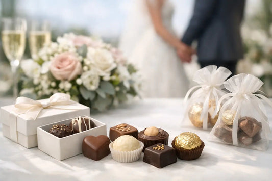 Wedding Favor Chocolates Review for Real Weddings - Personalise4uLtd