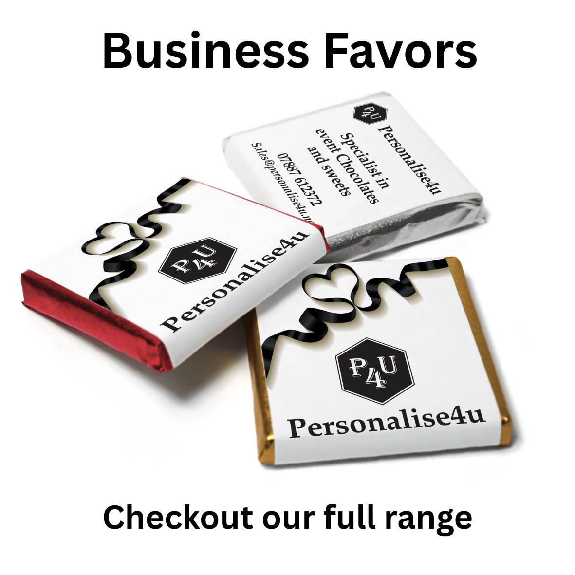 Business Neapolitan Chocolates - Personalise4uLtd