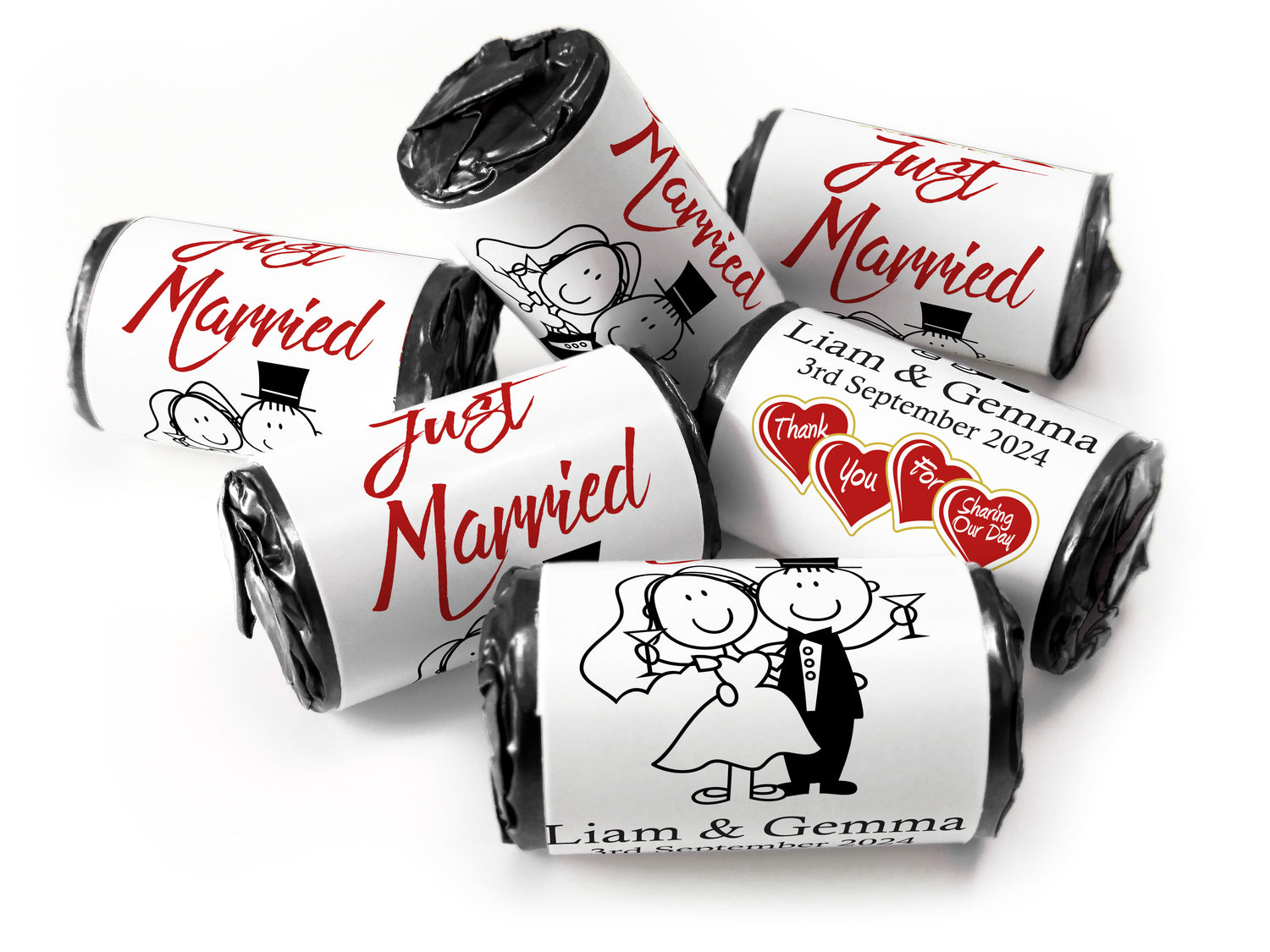 Wedding / Floral Love Heart Sweets