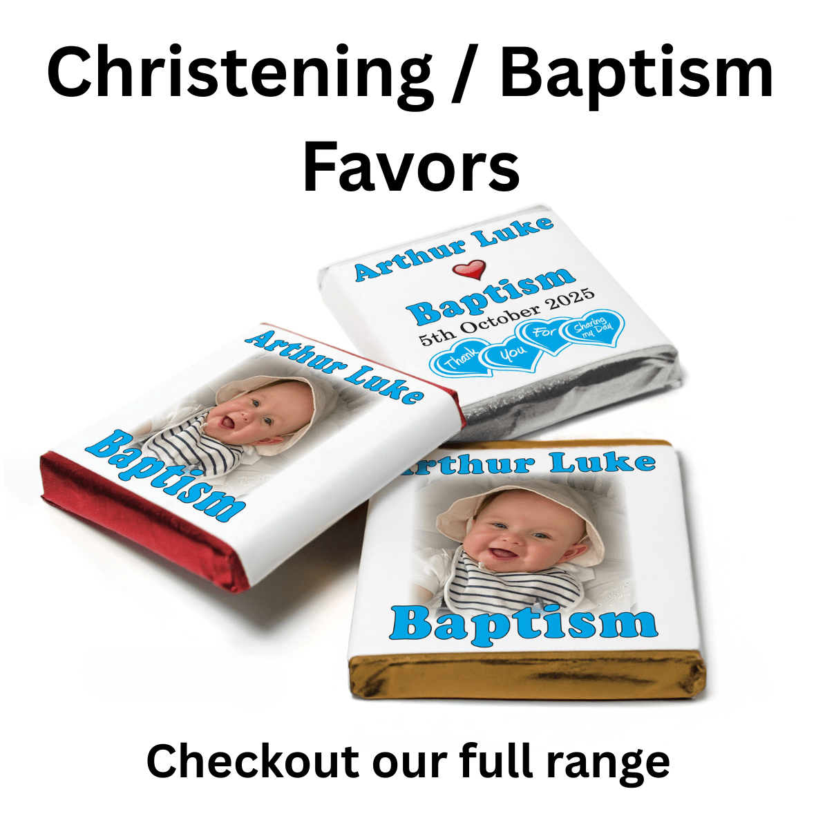 Christening & Baptism favors - Personalise4uLtd
