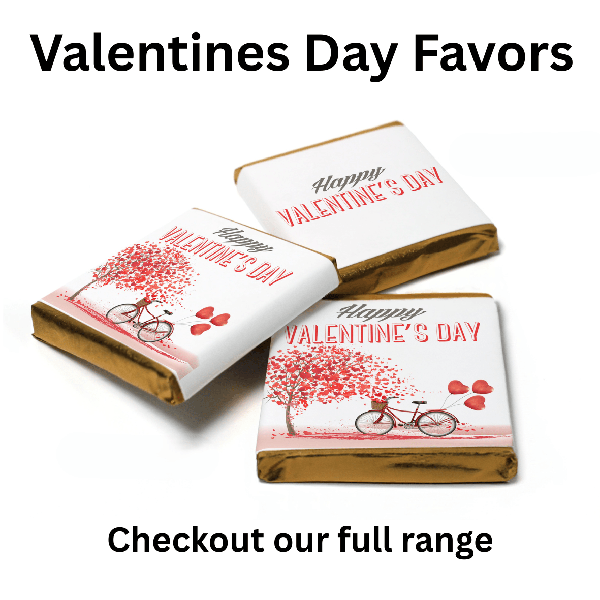 Valentines Day Neapolitan Chocolates - Personalise4uLtd