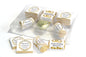 Golden Wedding Anniversary Large Combo Box - Personalised Favours - Neapolitan Chocolates/Heart/Love Heart Sweets - V3