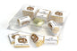 Golden Wedding Anniversary Large Combo Box - Personalised Favours - Neapolitan Chocolates/Heart/Love Heart Sweets - V4