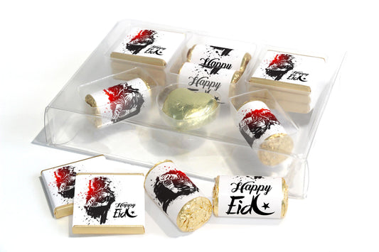 EID Large Combo Box - EID GIFTS - Neapolitan Chocolates/Heart/Love Heart Sweets - V0