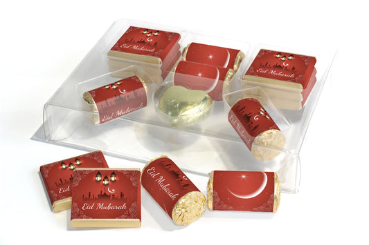 EID Large Combo Box - EID GIFTS - Neapolitan Chocolates/Heart/Love Heart Sweets - V5