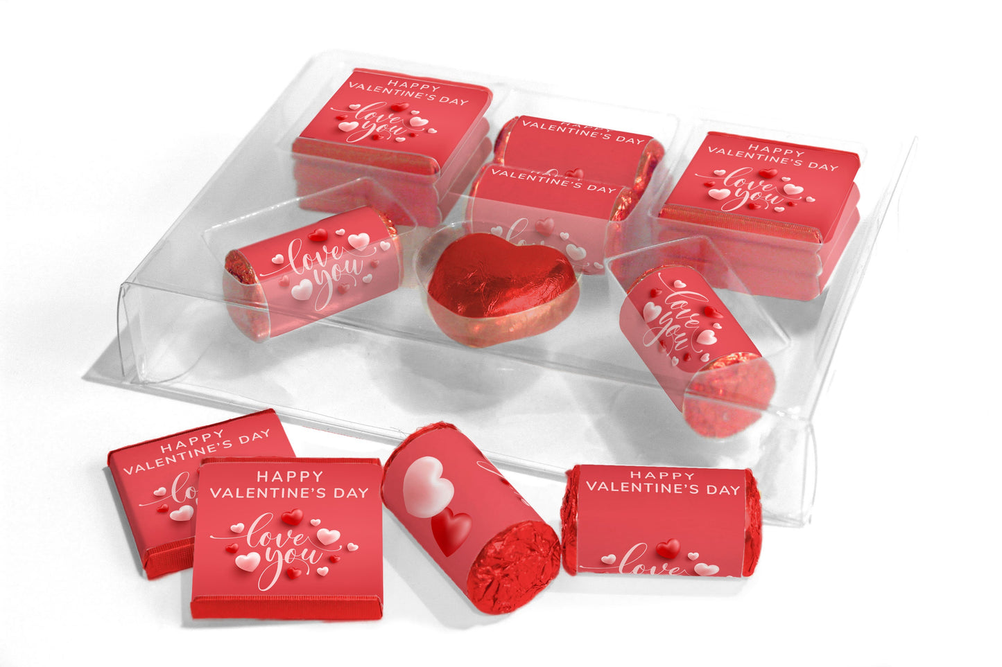 Valentines Day, Chocolates, Sweets in Combo Box  Personalised Favours Valentine V5