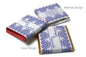 Mehndi / Wedding Chocolates - Personalised Favours - Neapolitan Chocolates - Blue Border