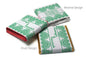 Mehndi / Wedding Chocolates - Personalised Favours - Neapolitan Chocolates - Green Border