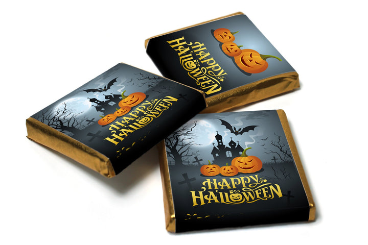 Halloween Chocolates - Personalised Favours - Neapolitan Chocolates - V2