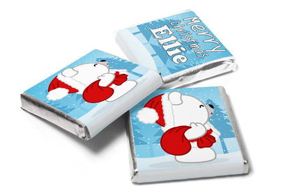 Christmas Chocolates - Personalised Favours - Neapolitan Chocolates - V3