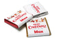 Christmas Chocolates - Personalised Favours - Neapolitan Chocolates - V12