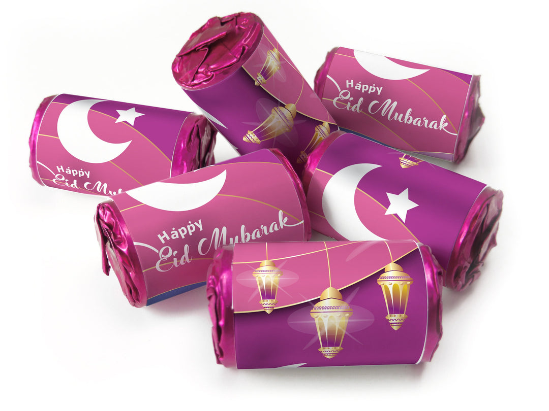 EID Mubarak Sweets - Favours - Love Heart Sweets with Inner Foil choices - V6