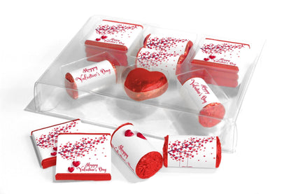 Valentines Day, Chocolates, Sweets in Combo Box - Personalised Favours - Valentine V2 - Personalise4uLtd