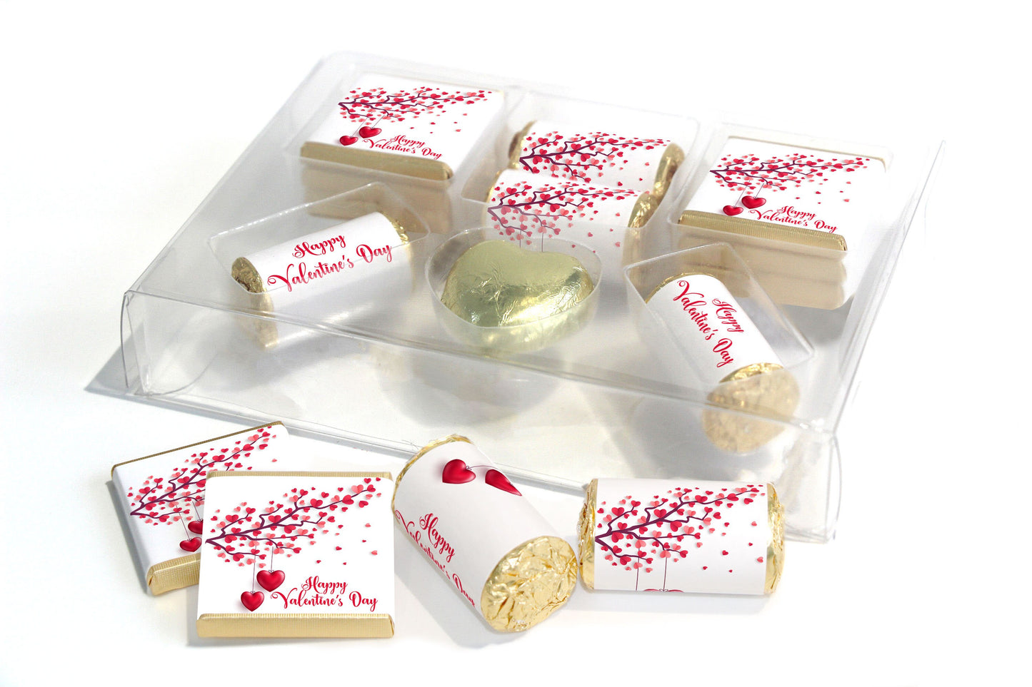 Valentines Day, Chocolates, Sweets in Combo Box - Personalised Favours - Valentine V2