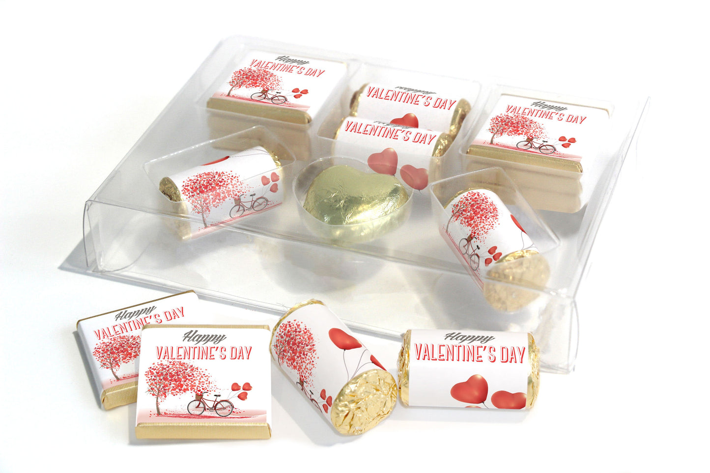 Valentines Day, Chocolates, Sweets in Combo Box - Personalised Favours - Valentine V4
