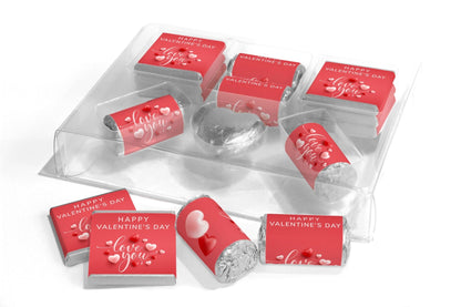 Valentines Day, Chocolates, Sweets in Combo Box - Personalised Favours - Valentine V5 - Personalise4uLtd