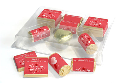 Valentines Day, Chocolates, Sweets in Combo Box - Personalised Favours - Valentine V5 - Personalise4uLtd