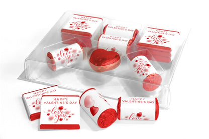 Valentines Day, Chocolates, Sweets in Combo Box - Personalised Favours - Valentine V6 - Personalise4uLtd