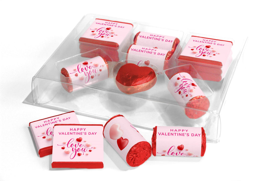 Valentines Day, Chocolates, Sweets in Combo Box - Personalised Favours - Valentine V7