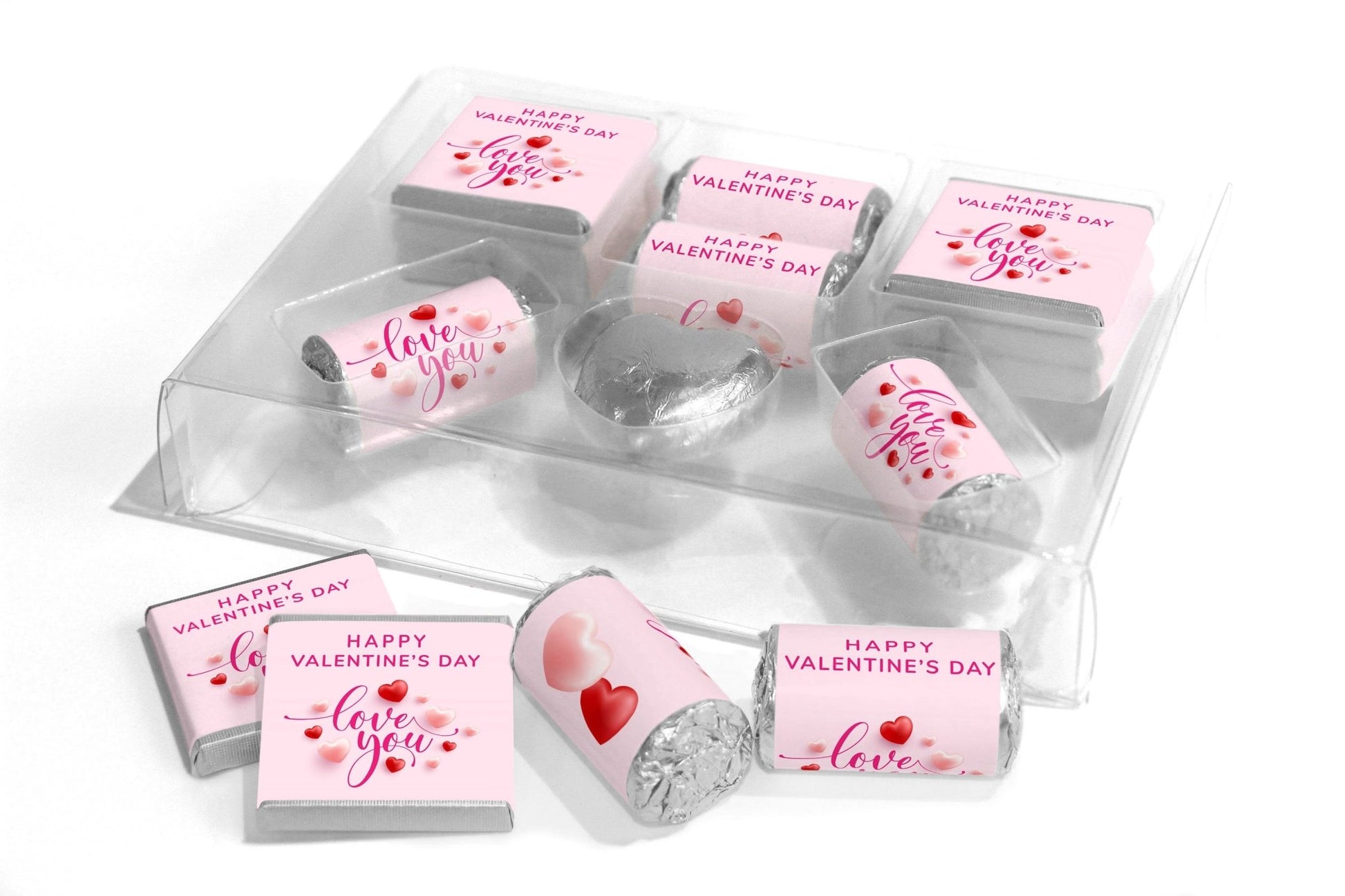 Valentines Day, Chocolates, Sweets in Combo Box - Personalised Favours - Valentine V7 - Personalise4uLtd