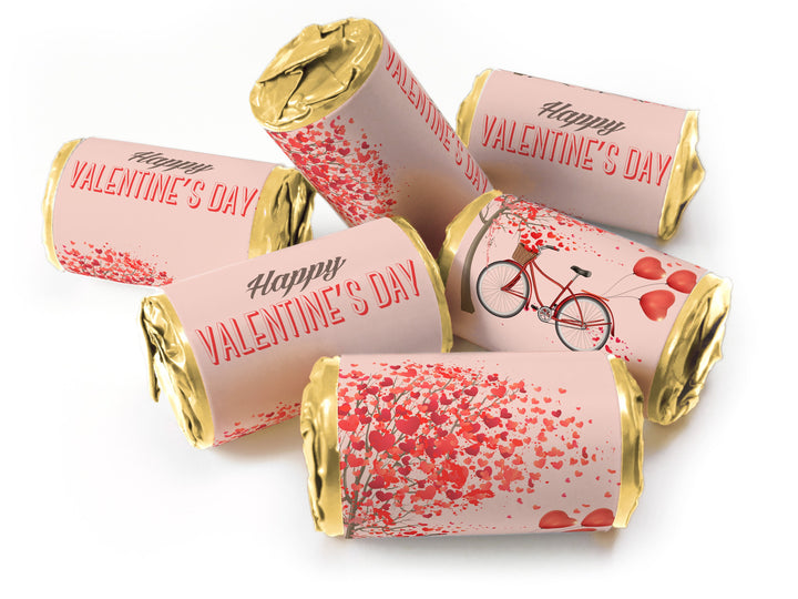 Valentines Day Favours - Love Heart Sweets with Inner Foil choices - Valentine V8