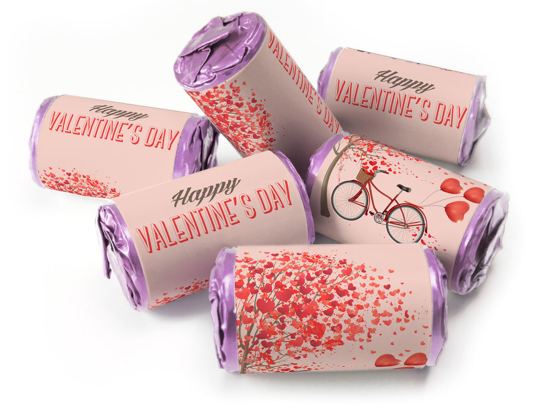 Valentines Day Favours - Love Heart Sweets with Inner Foil choices - Valentine V8