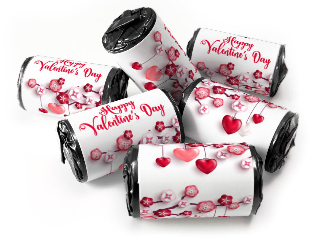 Valentines Day Favours - Love Heart Sweets with Inner Foil choices - Valentine V1