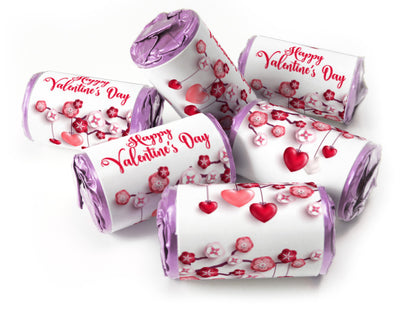 Valentines Day Favours - Love Heart Sweets with Inner Foil choices - Valentine V1
