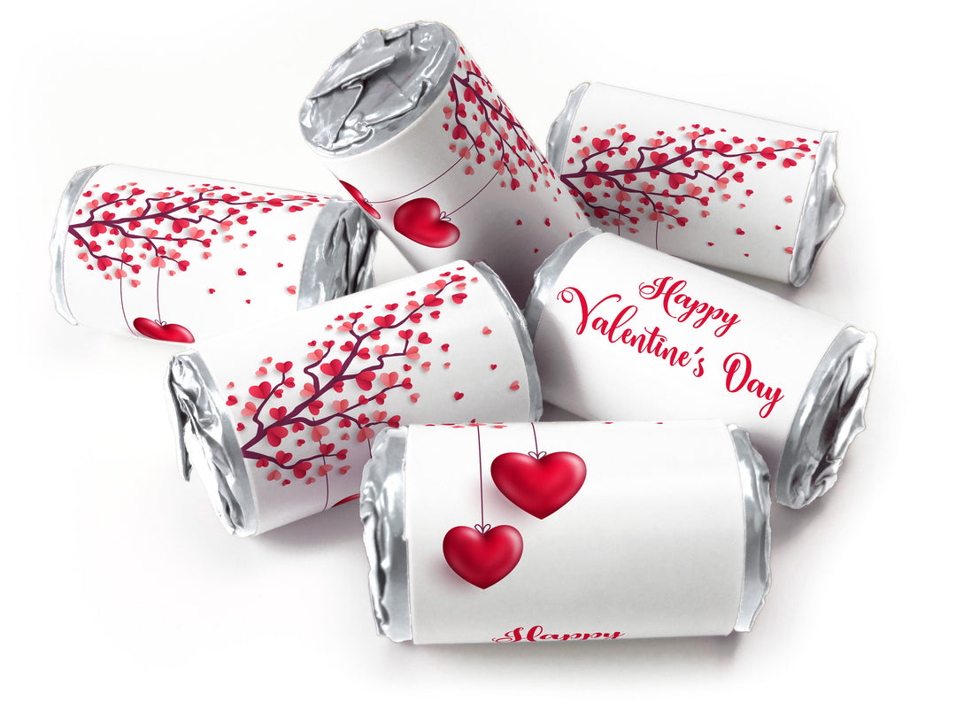 Valentines Day Favours - Love Heart Sweets with Inner Foil choices - Valentine V2