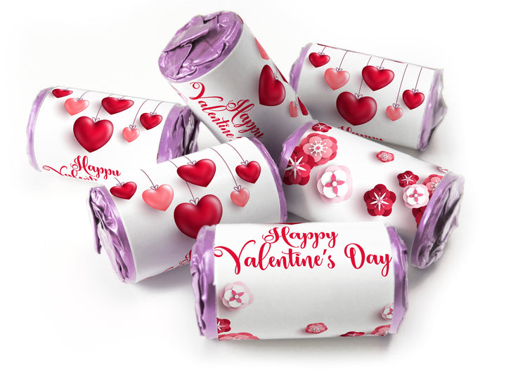 Valentine Day Favours - Love Heart Sweets - with Foil Choices - Valentine V3