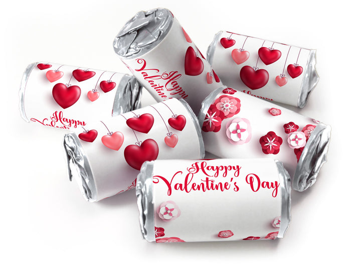 Valentine Day Favours - Love Heart Sweets - with Foil Choices - Valentine V3