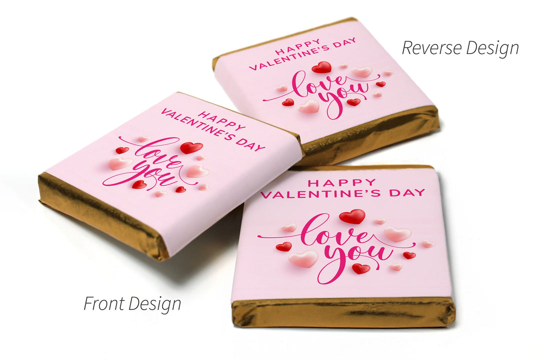 Valentines Day Favours - Neapolitan Chocolates - Valentine V7