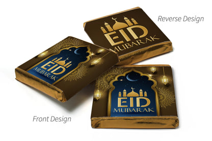 EID Mubarak Chocolates - Favours - Neapolitan Chocolates - V3 - Brown