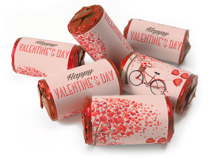 Valentines Day Favours - Love Heart Sweets with Inner Foil choices - Valentine V8