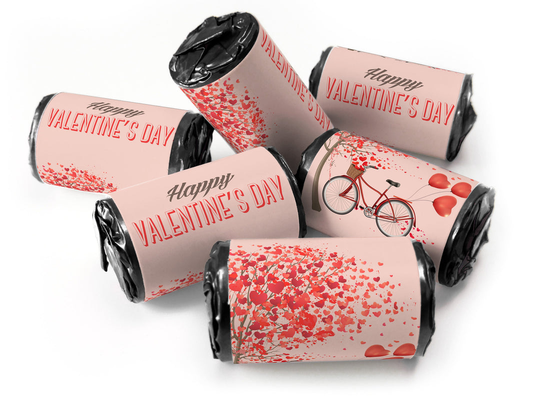 Valentines Day Favours - Love Heart Sweets with Inner Foil choices - Valentine V8