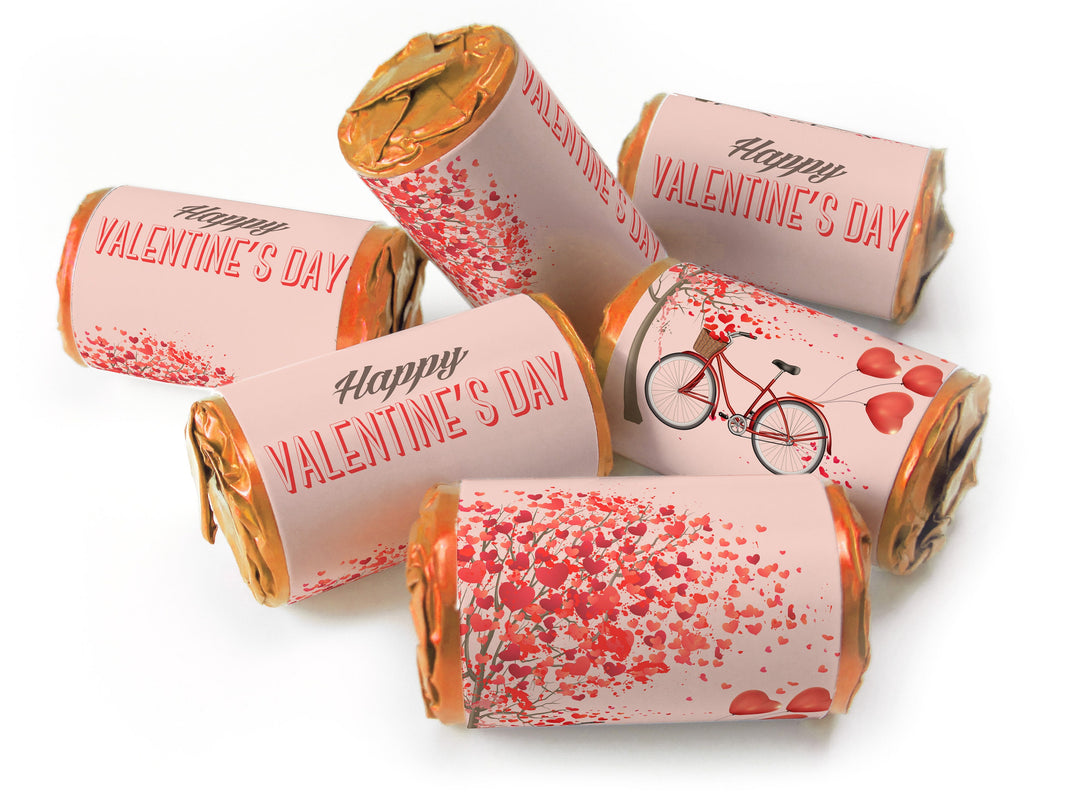 Valentines Day Favours - Love Heart Sweets with Inner Foil choices - Valentine V8